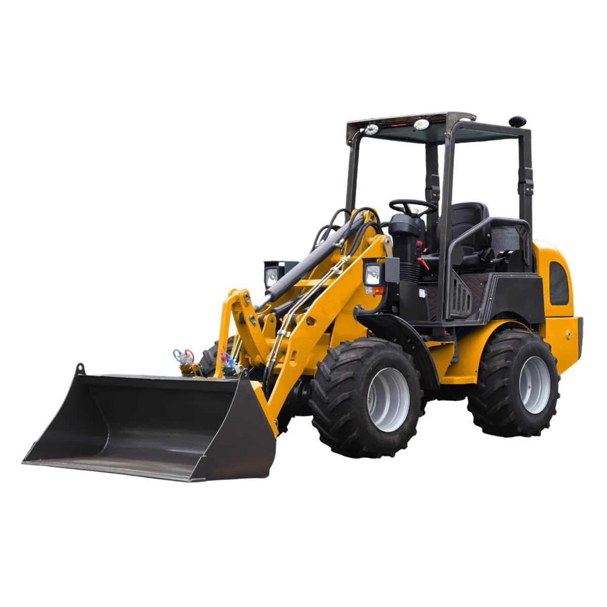 1-0-LoeWE-W-LD-1000-Compact-Radlader-Seitennasicht-schraeg-links-min.jpg Radlader LÖWE W-LD-1000 Kompakt – Bild 1