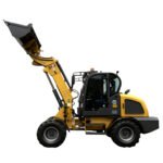 Teleskopradlader LÖWE W-LTD-1200 – Teleskoplader 1200 kg Tragfähigkeit – 36,8 kW Euro-5 Dieselaggregat – Heckkamera