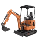 MARSHALL PX-16 Minibagger 1,6 t – Hydraulikbagger mit Kubota D722 Dieselaggregat 16 PS – Schwenkbarer Ausleger – Joystick